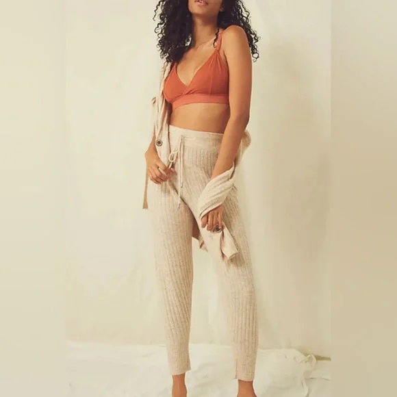Free People Intimately Around The Clock Knit Joggers - Picture 3 of 13